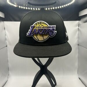 New Era Los Angeles Lakers 9FIFTY Snapback Hat Black NBA 🏀 Basketball‎ LA